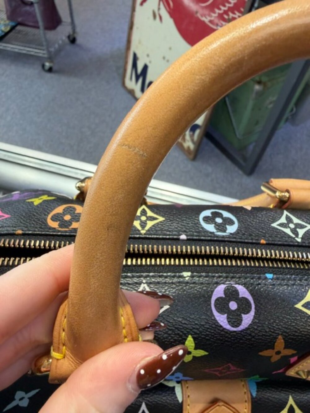 Louis Vuitton Speedy 30 Monogram Multicolore Noir - Picture 13 of 14